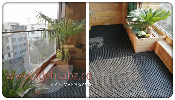 کاربرد فلاور باکس در تراس سبز-کاماپرس