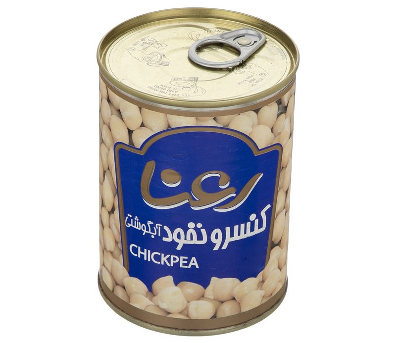  کنسرو نخود آبگوشت رعنا با وزن 390 گرمی-کاماپرس