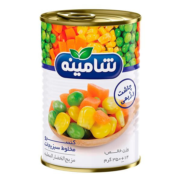 کنسرو مخلوط سبزیجات شامینه-کاماپرس