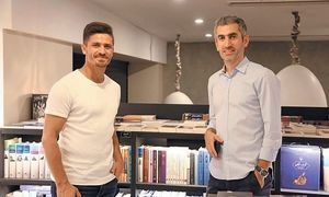 افتتاح کتاب فروشی لاکچری یک فوتبالیست در زعفرانیه