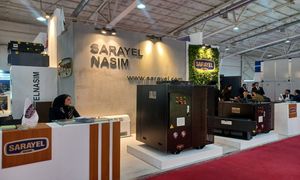 رونمایی از محصول جدید شرکت سارایئل نسیم در نمایشگاه تاسیسات