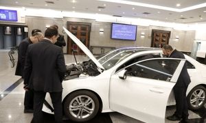 مراسم رونمایی از خودروهای وارداتی جانبازی کیان خودرو (ویدیو)