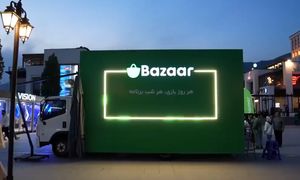 اجرای اولین کمپین گوریلا مارکتینگ اپلیکیشن بازار
